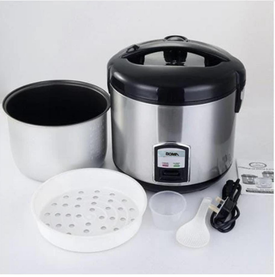 🔥🍚 Olla Arrocera BOMA 5L – Cocina para Toda la Familia 👨‍👩‍👧‍👦 Segura y Rápida ⚡✨ 🚚 Envío Gratis