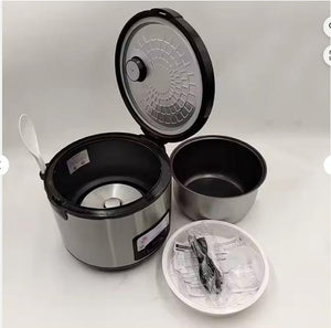 🔥🍚 Olla Arrocera BOMA 5L – Cocina para Toda la Familia 👨‍👩‍👧‍👦 Segura y Rápida ⚡✨ 🚚 Envío Gratis